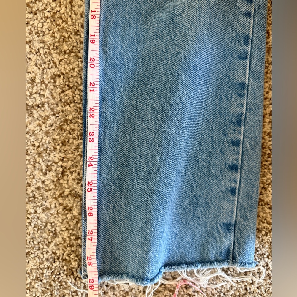 Zara Light High Rise Straight-Leg Women's Jeans - Picture 7 of 7